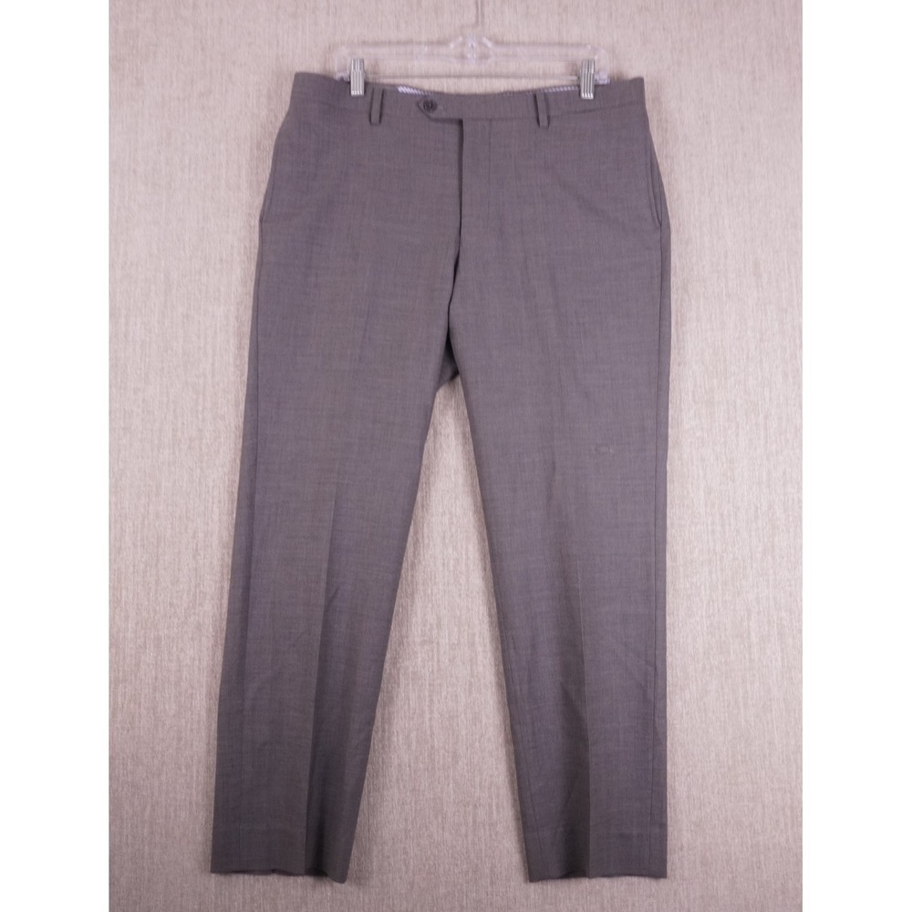 Michael Bastian Wool Pants Men Size 40 R / 33 W Gray Tapered Dress Trousers